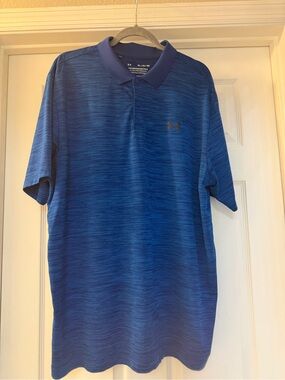 Under Armour Men’s Royal Blue Heather Polo